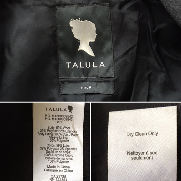 (SOLD) ARITZIA Blazer Boyfriend Charcoal Gray 4 - Picture 7 of 7